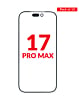 Front Glass with OCA (Pack of 10) for iPhone 17 Pro Max (Premium)