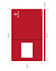 QUARTZ Anti-Slip Silicone Pad for Tempered Glass Installation (RED)