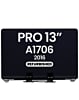 LCD Assembly (SPACE GRAY) (Refurbished) for MacBook Pro 13" with Touch Bar / Pro 13" (A1706 / Late 201