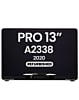 LCD Assembly (SPACE GRAY) (Refurbished) for MacBook Pro 13" (A2338 / Late 2020) (M1 / M2)