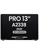 LCD Assembly (SILVER) (Refurbished) for MacBook Pro 13" (A2338 / Late 2020) (M1 / M2