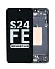Grab the wholesale deals on the OLED assembly with frame for Galaxy S24 FE 5G S721 in graphite, service pack.