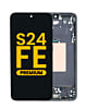 Purchase the OLED assembly with frame for Galaxy S24 FE 5G S721 in graphite, premium.