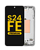 Stock up on the OLED assembly with frame for Galaxy S24 FE 5G S721 in gray, premium.