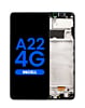 Buy the LCD Assembly with Frame for Galaxy A22 4G A225 2021 Without Fingerprint Sensor Aftermarket Incell.
