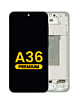 Stock up on the OLED Assembly with Frame for Galaxy A36 A366 2025 in lime, Premium.