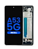 Shop the LCD Assembly with Frame for Galaxy A53 5G, model A536 from 2022, 6.46 inches, without Fingerprint Sensor, in Awesome Black – Aftermarket Incell.