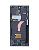 OLED Assembly with Frame for Galaxy S22 Ultra (S908) (PHANTOM BLACK) (Premium)