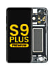 Buy the OLED assembly with frame for Galaxy S9 Plus G965 in Midnight Black, premium.