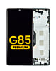 OLED Assembly with Frame for Motorola Moto G85 (XT2427-3 / 2024) (URBAN GREY) (Premium)