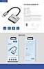Onten 2in1 USB C to AUX + Charging Converter (with Chip) (Only Ground Shipping)
