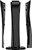 Faceplate Cover (BLACK) (2 Piece Set) for PlayStation 5 Disc Edition (NO LOGO) (Only Ground Shipping)
