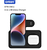 Onten 3in1 Foldable Wireless Charging Station (15W) (Only Ground Shipping)