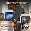 xBase by PowerPeak -  Duraclip Series Combo Case MagSafe Belt Clip Holster - BLACK for iPhone 16 (Only Ground Shipping)