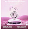 Mini Clear Sport Earbuds - ROSE PINK (Only Ground Shipping)