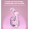 Mini Clear Sport Earbuds - ROSE PINK (Only Ground Shipping)