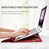 EVO Laptop & iPad 15" Leather Sleeve Pouch Bag - RED (Only Ground Shipping)