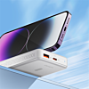 LDNIO PQ16 Magnetic Wireless PowerBank (WHITE) (10000mAh) (Only Ground Shipping)