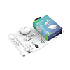 Esoulk EK5004 Noise reduction Wireless Earbuds (WHITE)\ (Only Ground Shipping)