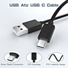 USB A-C Charging Cable for PlayStation 5 Controllers (6ft)