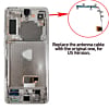 OLED Assembly with Frame for Galaxy S21 Plus G996 (PHANTOM SILVER) (Service Pack)