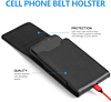 Vertical 6.9" Phone Pouch Case - BLACK (Only Ground Shipping)