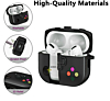 AirPods 1/2 Game Console Design TPU Case - BLACK (Only Ground Shipping)