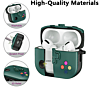 AirPods 1/2 Game Console Design TPU Case - GREEN (Only Ground Shipping)