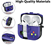 AirPods 1/2 Game Console Design TPU Case - PURPLE (Only Ground Shipping)