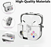 AirPods 1/2 Game Console Design TPU Case - WHITE (Only Ground Shipping)