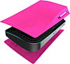 Faceplate Cover (PINK) (2 Piece Set) for PlayStation 5 Disc Edition (NO LOGO) (Only Ground Shipping)