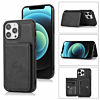 Leather Pocket Wallet Case - BLACK for iPhone 14 Pro (Only Ground Shipping)