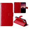 Leather Wallet Case with Card Slot - RED for iPhone 14 / 13 (Only Ground Shipping)