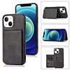Leather Pocket Wallet Case - BLACK for iPhone 13 / 14 / 16e / 17e (Only Ground Shipping)