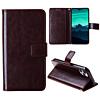 Leather Wallet Case with Card Slot - BROWN for iPhone 14 Pro (Only Ground Shipping)