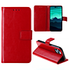 Leather Wallet Case with Card Slot - RED for iPhone 14 Pro (Only Ground Shipping)