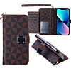 Leather Wallet Case with Card Slot - BROWN for iPhone 15 Pro Max (Only Ground Shipping)