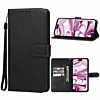 Leather Wallet Case with Card Slot - BLACK for iPhone 16 (Only Ground Shipping)