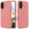 iPhone 16 Soft Solid Silicone Case (Full Buttom Cover) - PINK (Only Ground Shipping)