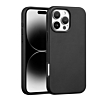 New Leather Case with Wireless Charger - BLACK for iPhone 16 Pro (Only Ground Shipping)