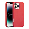 New Leather Case with Wireless Charger - HOT PINK for iPhone 16 Pro (Only Ground Shipping)