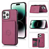 Leather Pocket Wallet Case - PINK for iPhone 16 Pro Max (Only Ground Shipping)