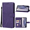 Leather Wallet Case with Card Slot - PURLE for iPhone 16 Pro (Only Ground Shipping)