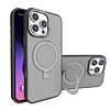 Carbon Wireless Charging Case with Ring Stand - BLACK for iPhone 16 Pro (Only Ground Shipping)
