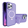 Carbon Wireless Charging Case with Ring Stand - PURPLE for iPhone 16 Pro (Only Ground Shipping)
