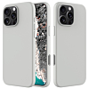 iPhone 16 Pro Max Soft Solid Silicone Case (Full Buttom Cover) - WHITE (Only Ground Shipping)