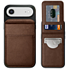 Leather Wallet Case with Kickstand - BROWN for iPhone Air (Only Ground Shipping)