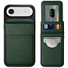Leather Wallet Case with Kickstand - GREEN for iPhone Air (Only Ground Shipping)