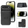 Leather Pocket Wallet Case - BLACK for iPhone Air (Only Ground Shipping)