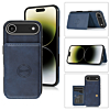 Leather Pocket Wallet Case - BLUE for iPhone Air (Only Ground Shipping)